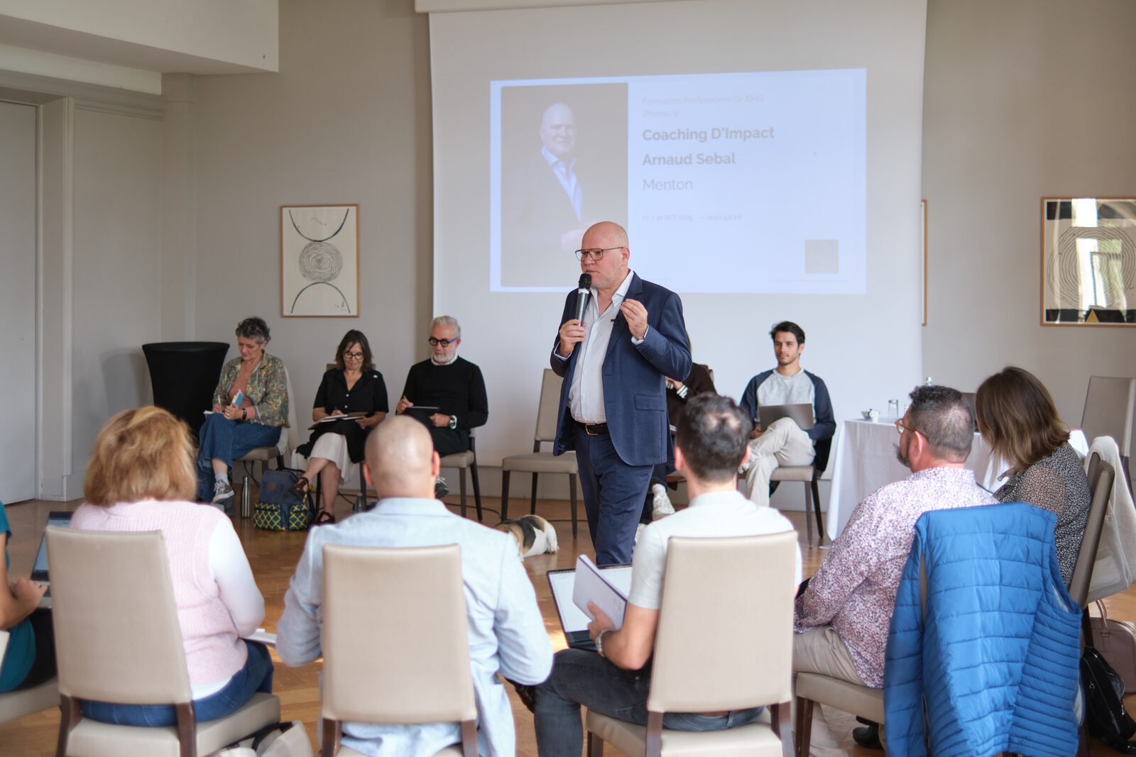 Séminaire Coaching d'Impact de l'École Humaniste de Gestalt, l'école où nous avons choisi de former des coachs